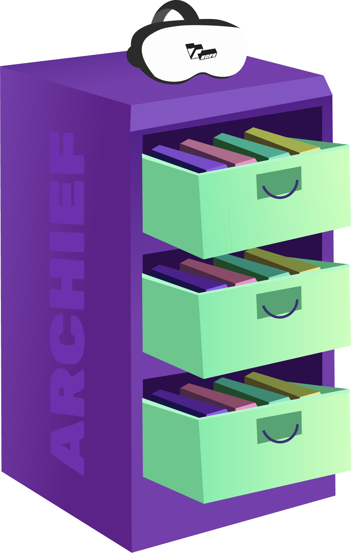 illustratie van een archiefkast